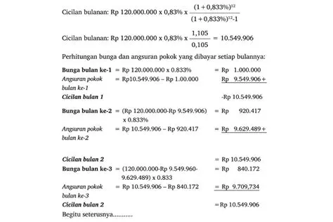 Menghitung Suku Bunga Bank dengan Contoh Kasus Putri