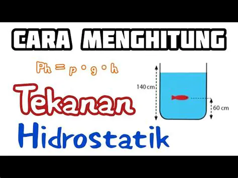 Menghitung Tekanan Hidrostatik