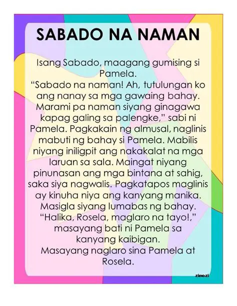Mga Katuturan ng mga Kwentong Pilipino