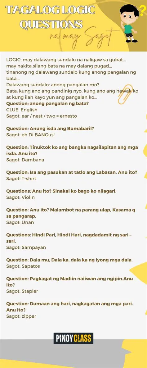 Mga Tanong at Sagot sa Tagalog