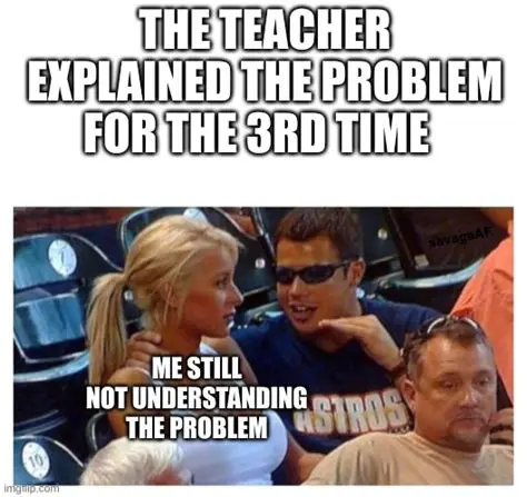 Not understanding the problem