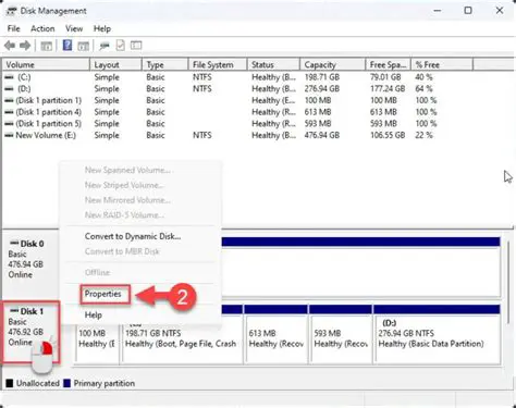 Open the Disk Management console