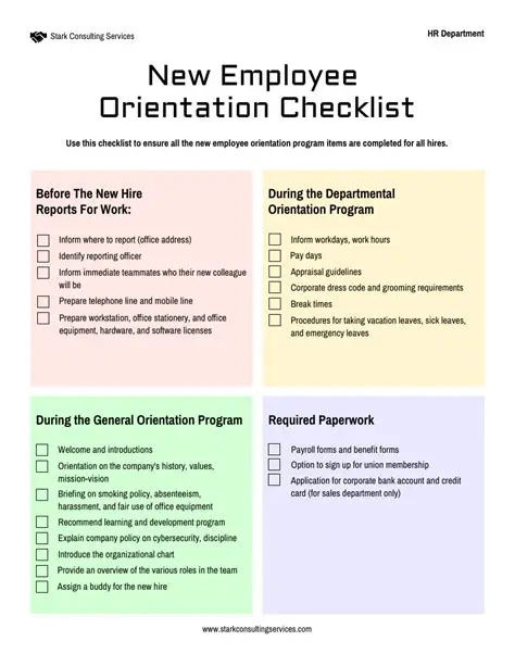 Orientation on opportunities