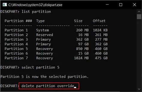 Override the Partition method