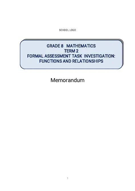 Overview of the Math Grade 9 Term 1 Exam