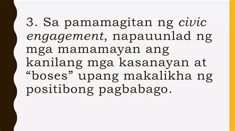 Pagbabago sa mga mamamayan