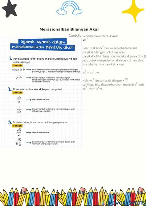 Pengenalan Bentuk Pangkat dan Akar