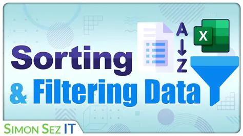 Powerful Filtering and Sorting