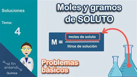 Preguntas y respuestas sobre la molaridad