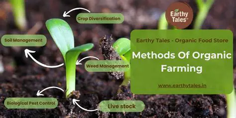 Promote organic cultivation techniques