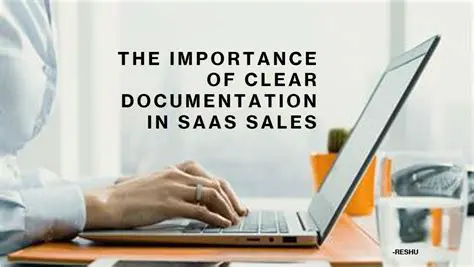 Providing clear documentation