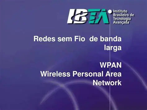 Redes sem fio de banda larga