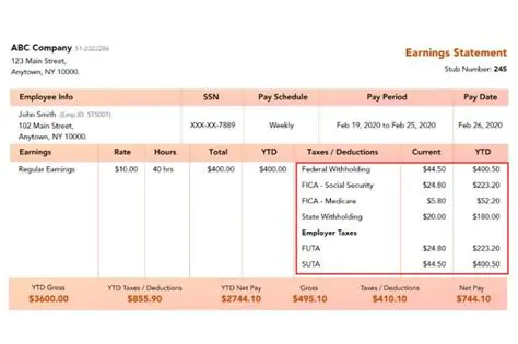 Review your pay stub regularly