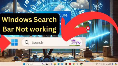 Search bar not responding or hanging