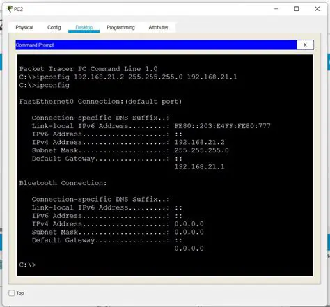 Set the IP address in the config file