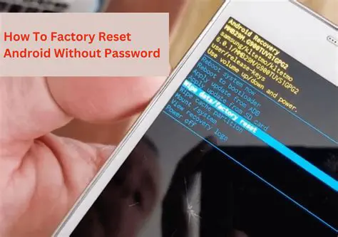 Signs Indicating the Need for a Factory Reset