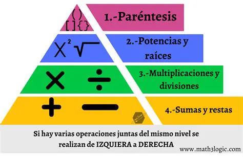 Sigue la regla de las operaciones