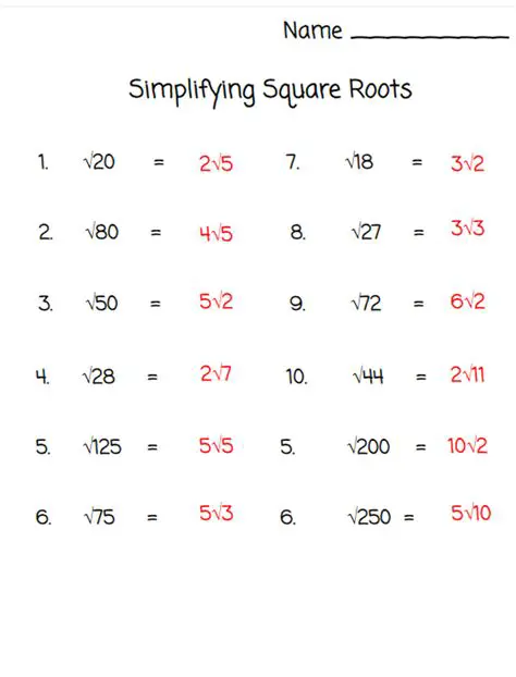 Simplifying the First Square