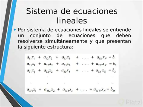 Sistemas de ecuaciones lineales con variables enteras