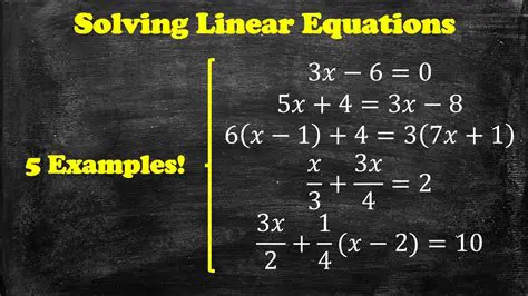 Solving for k in a Linear Equation