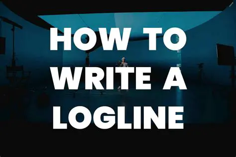 Start with a strong logline