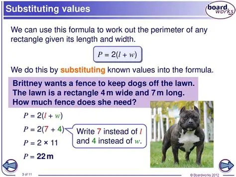 Substituting the Given Values into the Formula
