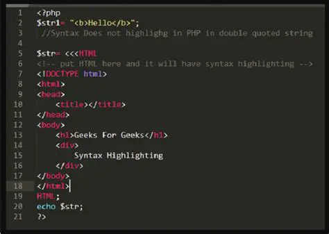 Syntax Highlighting and Collapsing