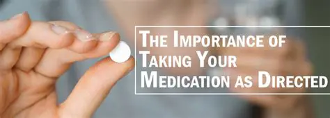 Take the medication as directed