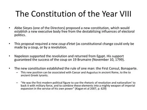 The Constitution of the Year VIII