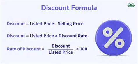 The Formula for Discounting