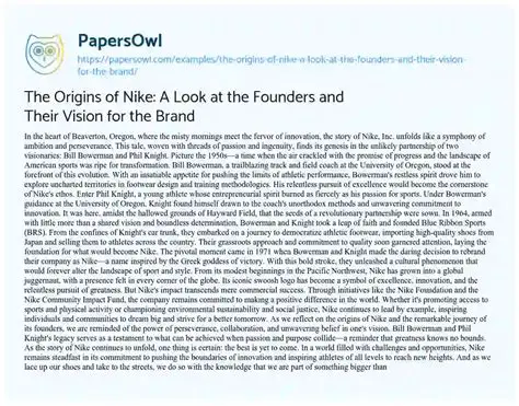 The Founders and Their Vision