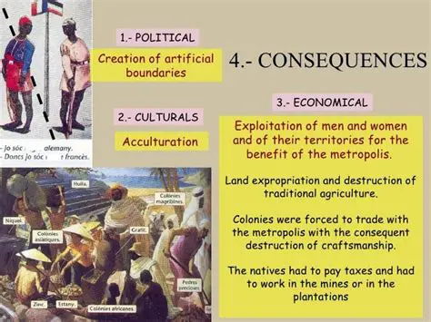 The impact of colonialism on indigenous economies