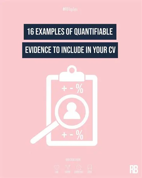 The Importance of Quantifiable Evidence