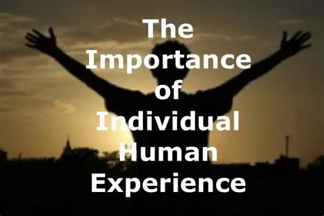 The Importance of the Individual
