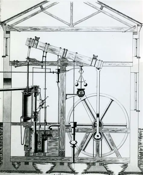 The invention of the steam engine