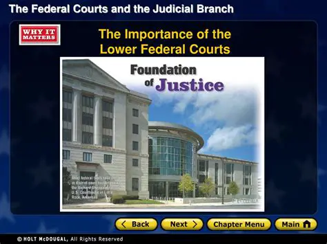 The Role of the Legislative Branch in Establishing Lower Federal Courts