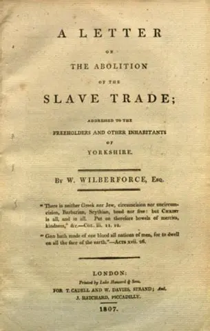 The Slave Trade Act of 1807