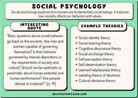 The Social Psychologist Approach