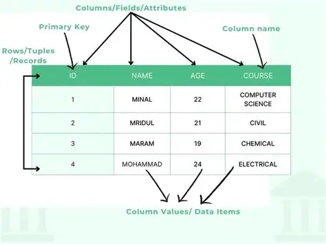 The Structure of the Table