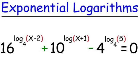 Types of Exponential and Logarithmic Equations
