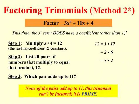 Understand the concept of trinomial