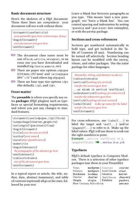 Understanding Front Matter in LaTeX