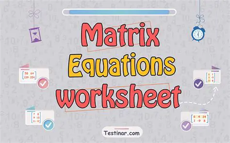Understanding Matrix Equations