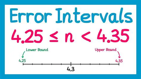 Understanding the Concept of Error Interval