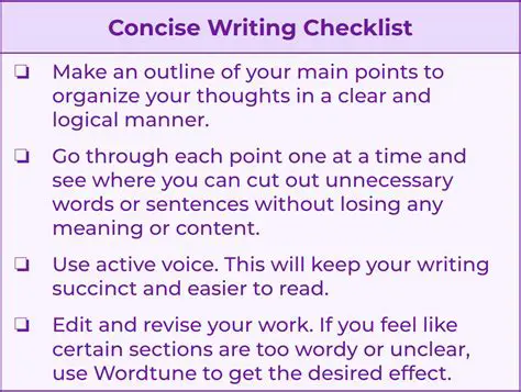 Use clear and concise names