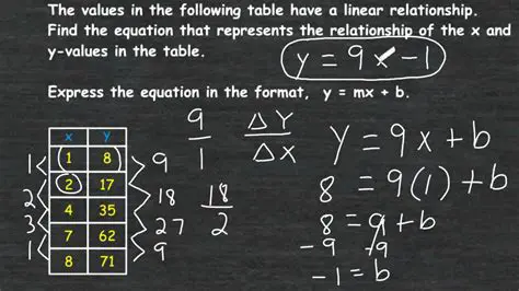 Using a Table to Solve Linear Equations