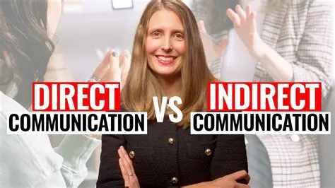 Using clear and direct communication