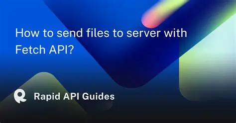 Using the Fetch API to Send a POST Request