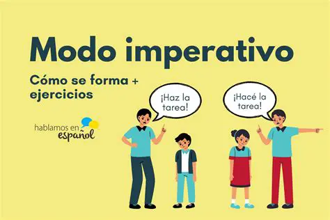 Uso del imperativo informal
