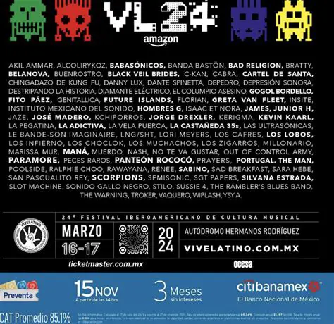 ¡Vive Latino 2024: Todo lo que Necesitas Saber para el Festival Más Grande de México!